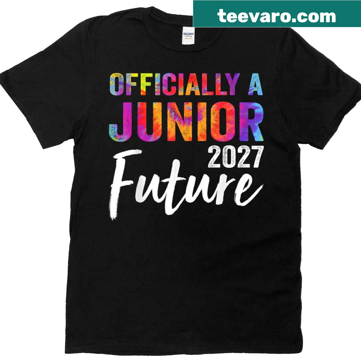 Junior Class of 2027 t-shirt with fun graphic — on a men's t-shirt