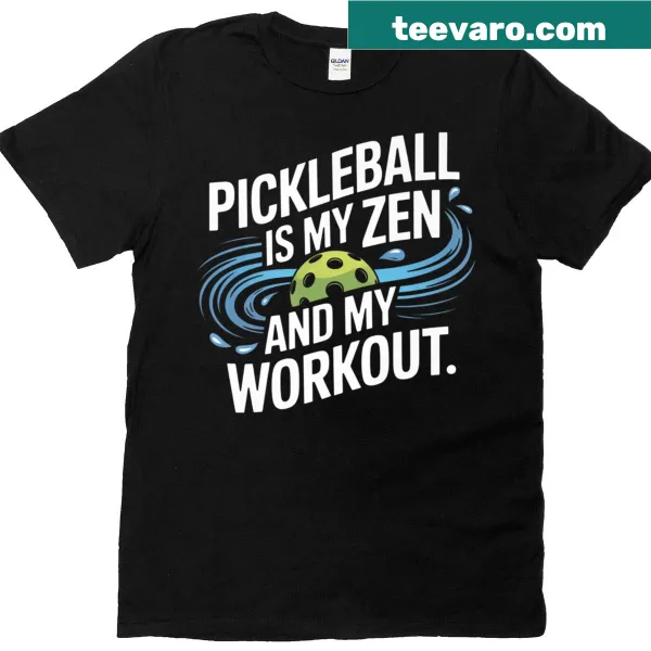T-shirt with the phrase 'Pickleball My Legal Stress Relief'
