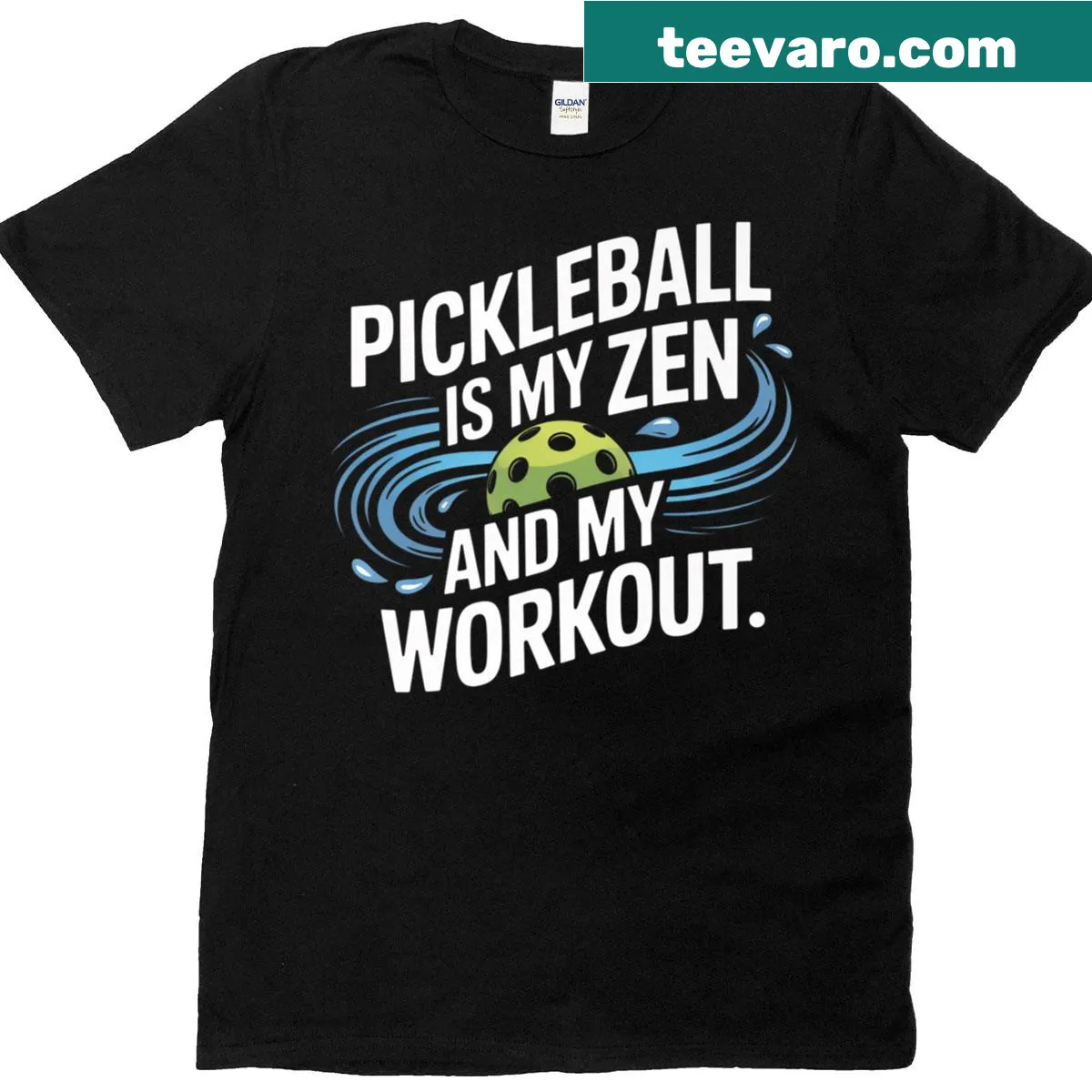 T-shirt with the phrase 'Pickleball My Legal Stress Relief' — on a men's t-shirt