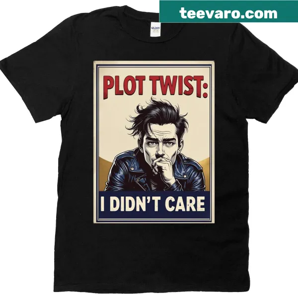 Oversized T-shirt with sarcastic anti-hero meme phrase