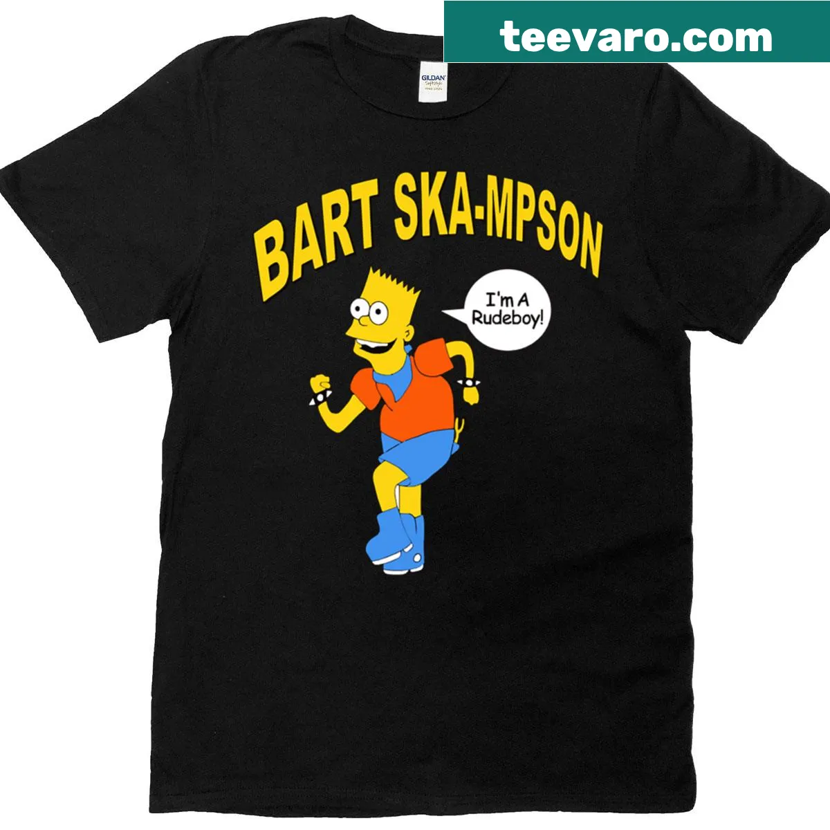 Typography T-shirt with a humorous Portlandia-inspired design — on a men's t-shirt