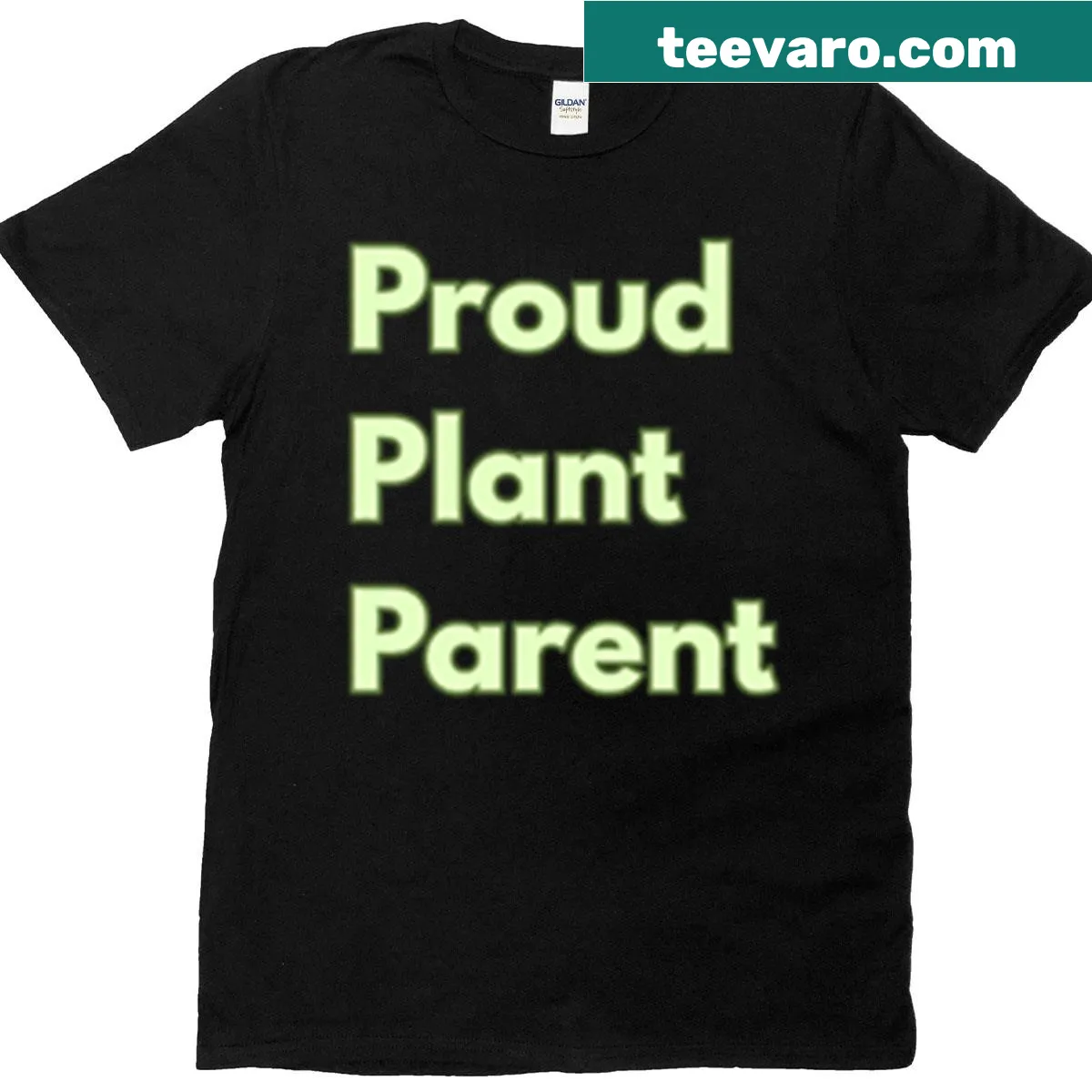 Botanical sticker design for proud plant parents — on a men's t-shirt