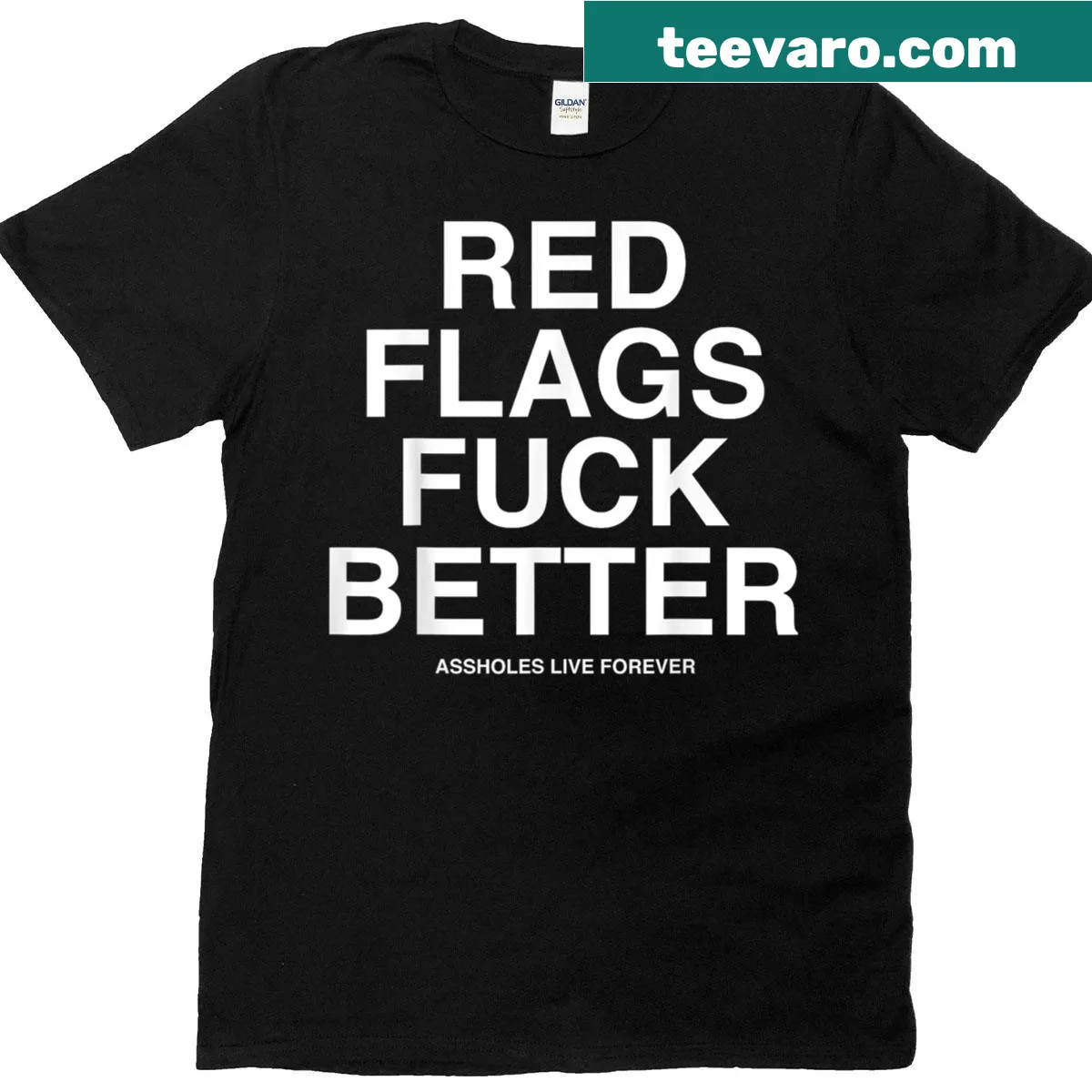 Funny sarcastic t-shirt with dating humor — on a men's t-shirt