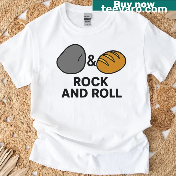 Playful music-themed oversized t-shirt with visual pun design
