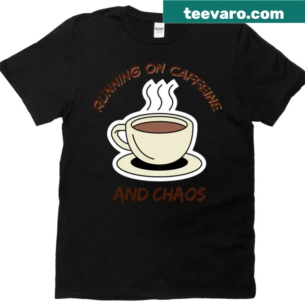 Oversized T-shirt describing caffeine energy