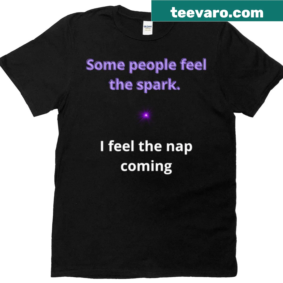 Motivational T-shirt with Sore Today Stronger Tomorrow text. — on a men's t-shirt