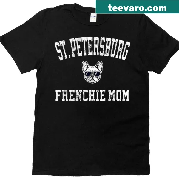 Boxy t-shirt with a cute French Bulldog illustration
