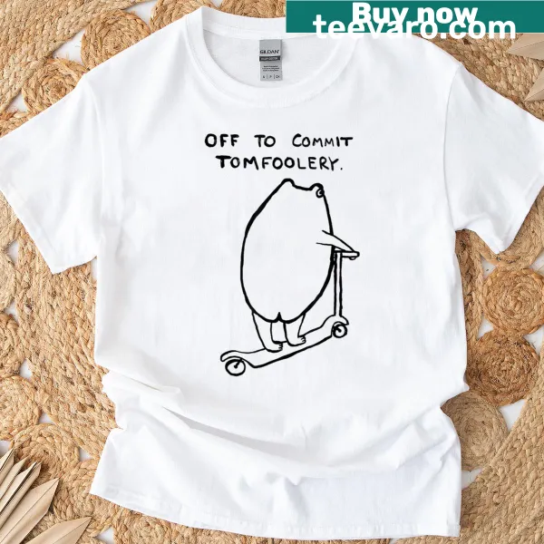 Cartoon frog wizard design with humorous text on t-shirt