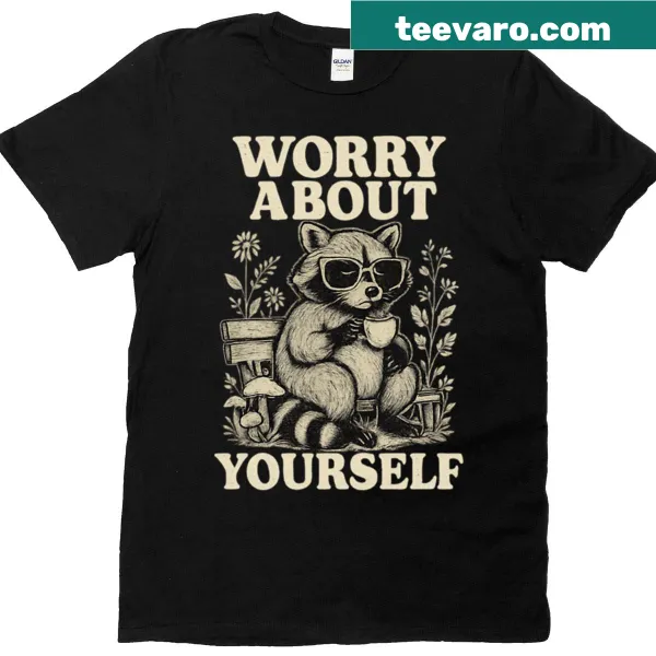 Sassy text T-shirt with a retro design about self-focus