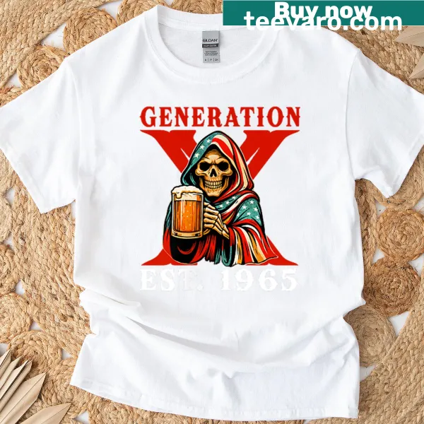 Edgy Gen X t-shirt with a bold phrase