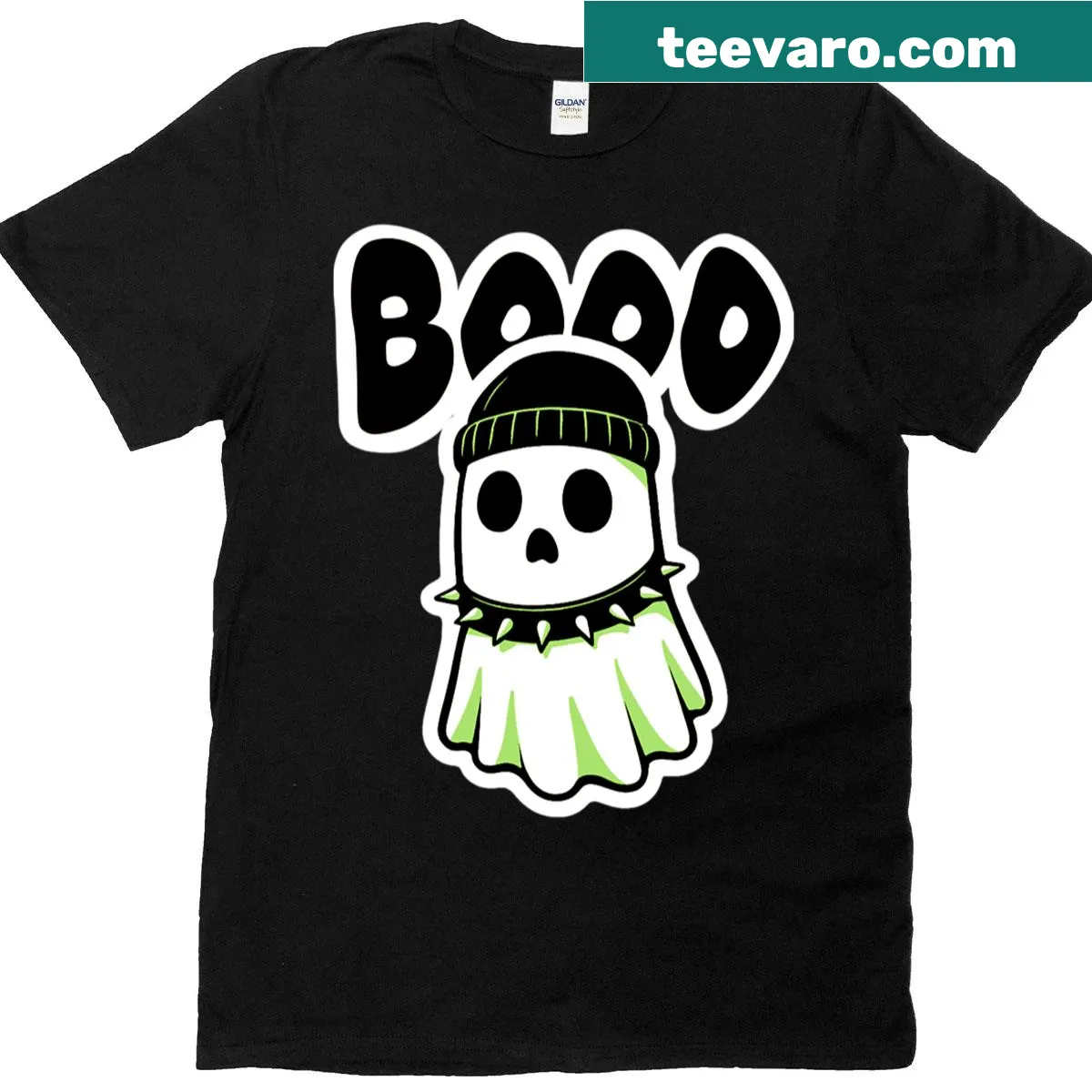 Unique ghost graphic on an edgy T-shirt — on a men's t-shirt