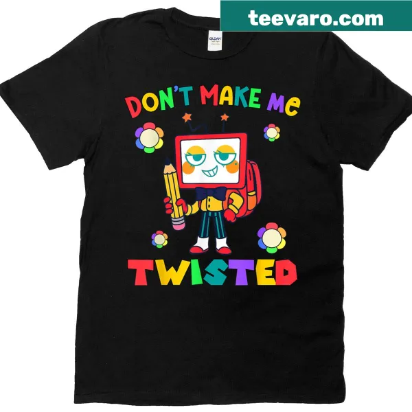 Funny cartoon design featuring characters from Dandys Twisted Toons