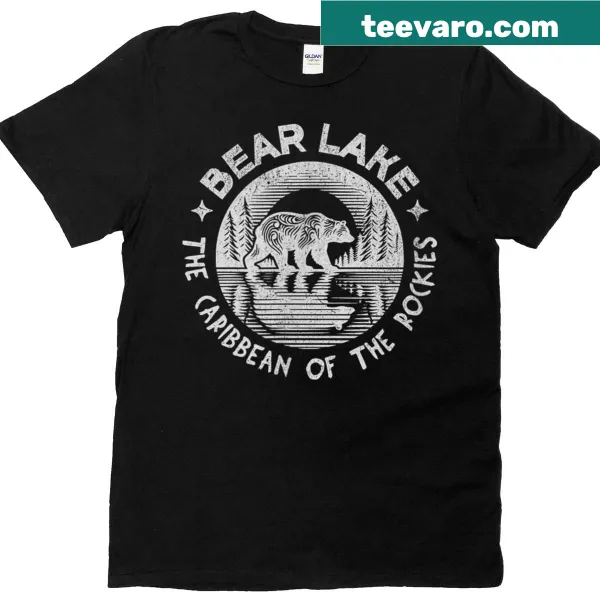Vintage Bear Lake T-shirt featuring a classic illustration of the landscape