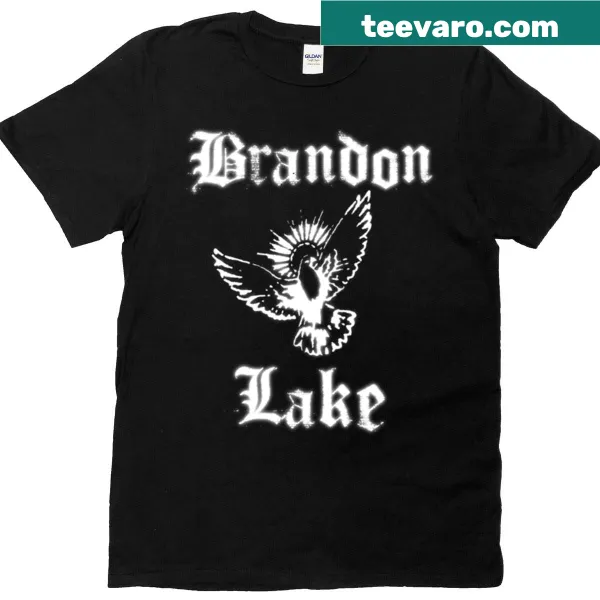 Minimalist oversized T-shirt with Brandon Lake name