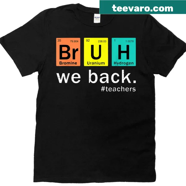 Science-themed t-shirt with periodic table design