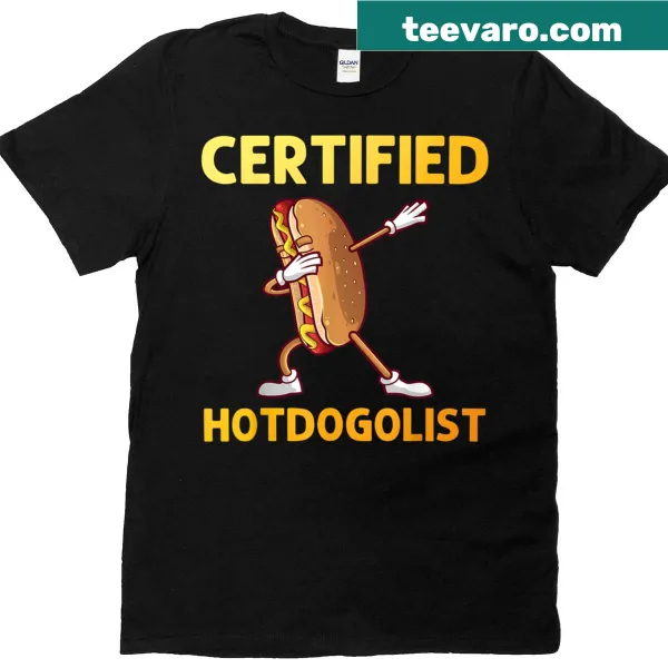 Funny hotdog lover t-shirt with humorous graphic