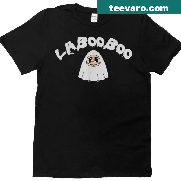 Cute ghost Halloween t-shirt with a friendly cartoon ghost.