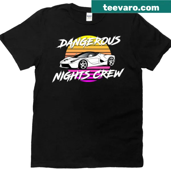 Edgy graphic design on a crew T-shirt