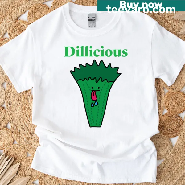 Funny vegetable pun T-shirt with cartoon design