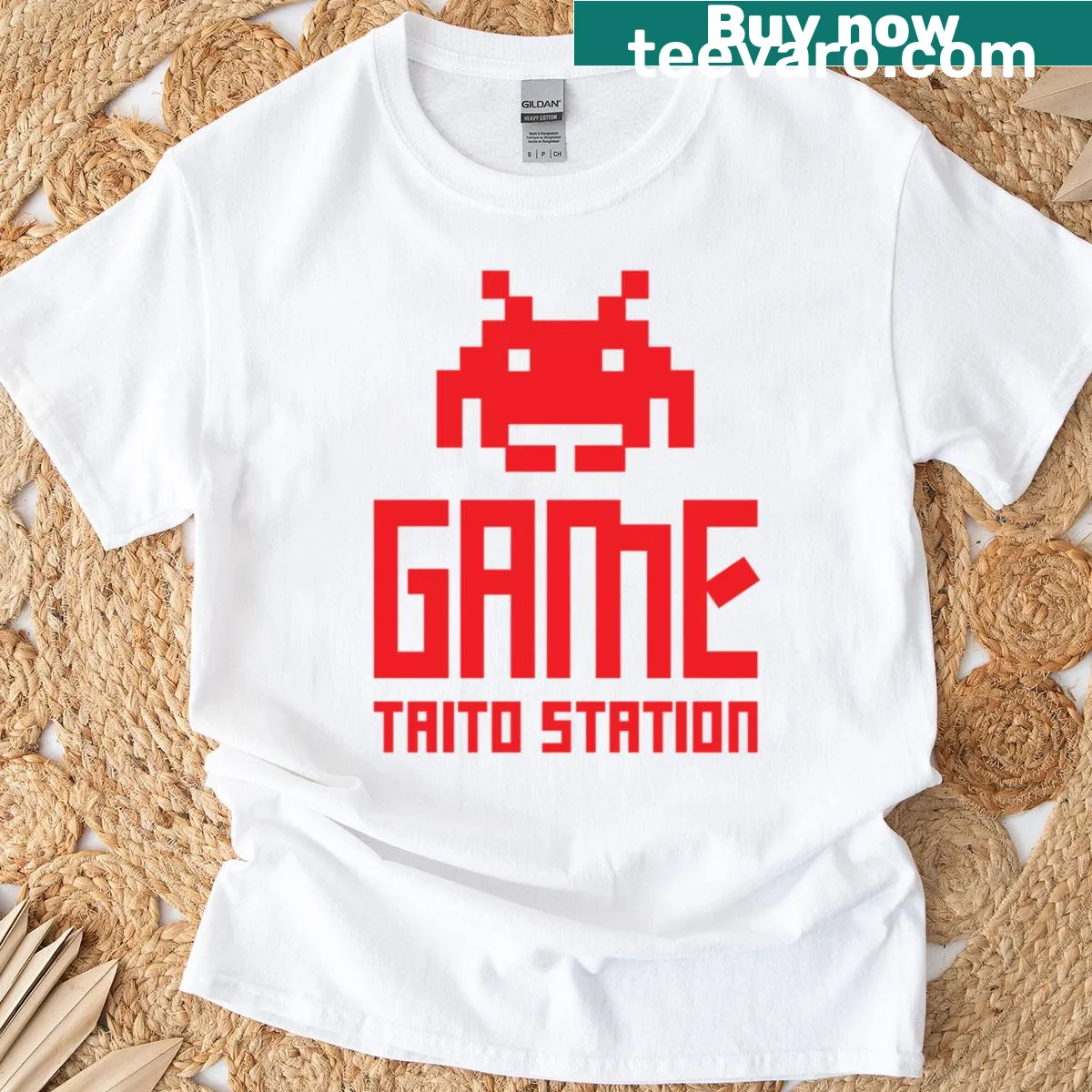 Illustrative T-shirt featuring 'Duk Fat' for gamers — on a men's t-shirt