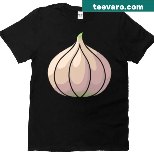 Oversized t-shirt featuring an artistic elephant garlic design