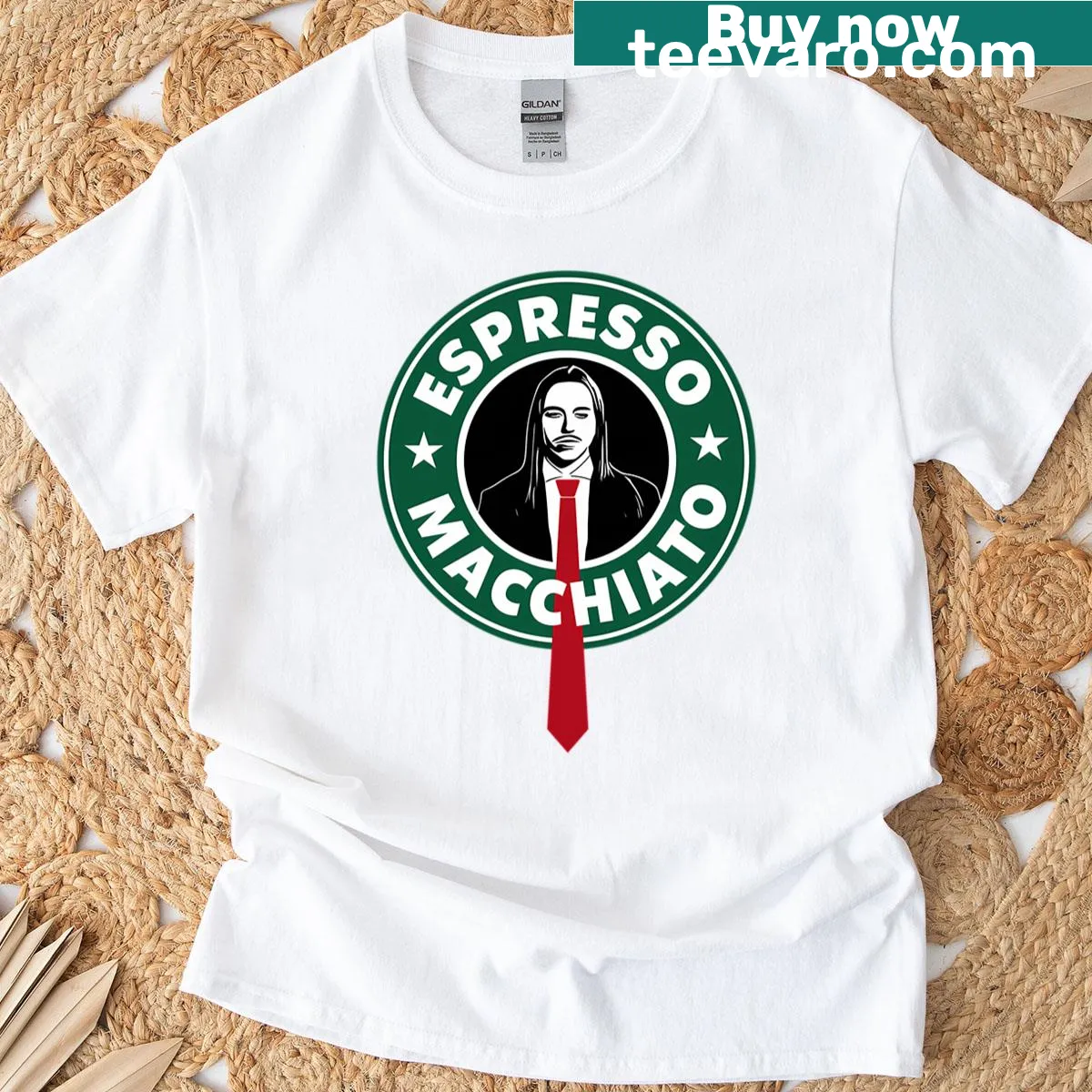 T-shirt celebrating Tommy Cash and Eurovision 2025 — on a men's t-shirt