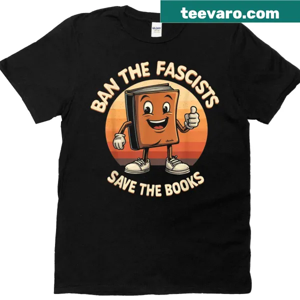 Vintage t-shirt with a message promoting freedom and literature