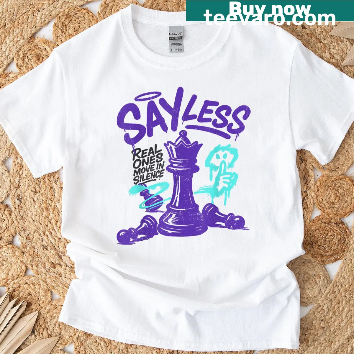 Retro t-shirt featuring humorous graphic of purple grapes — on a men's t-shirt