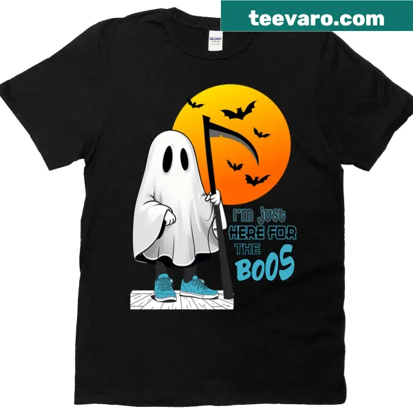 Funny Halloween t-shirt with pun about boos