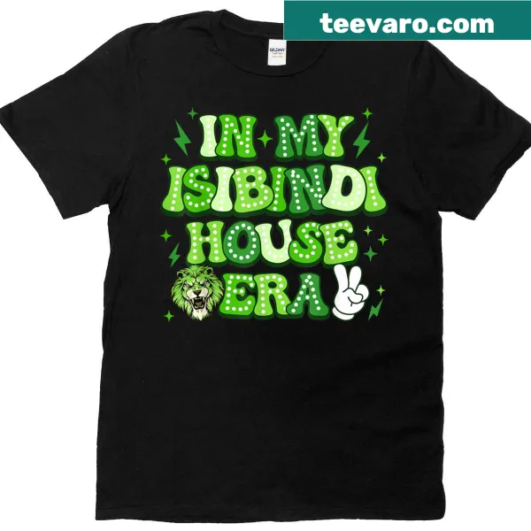 T-shirt featuring the phrase about courage in Isibindi House.