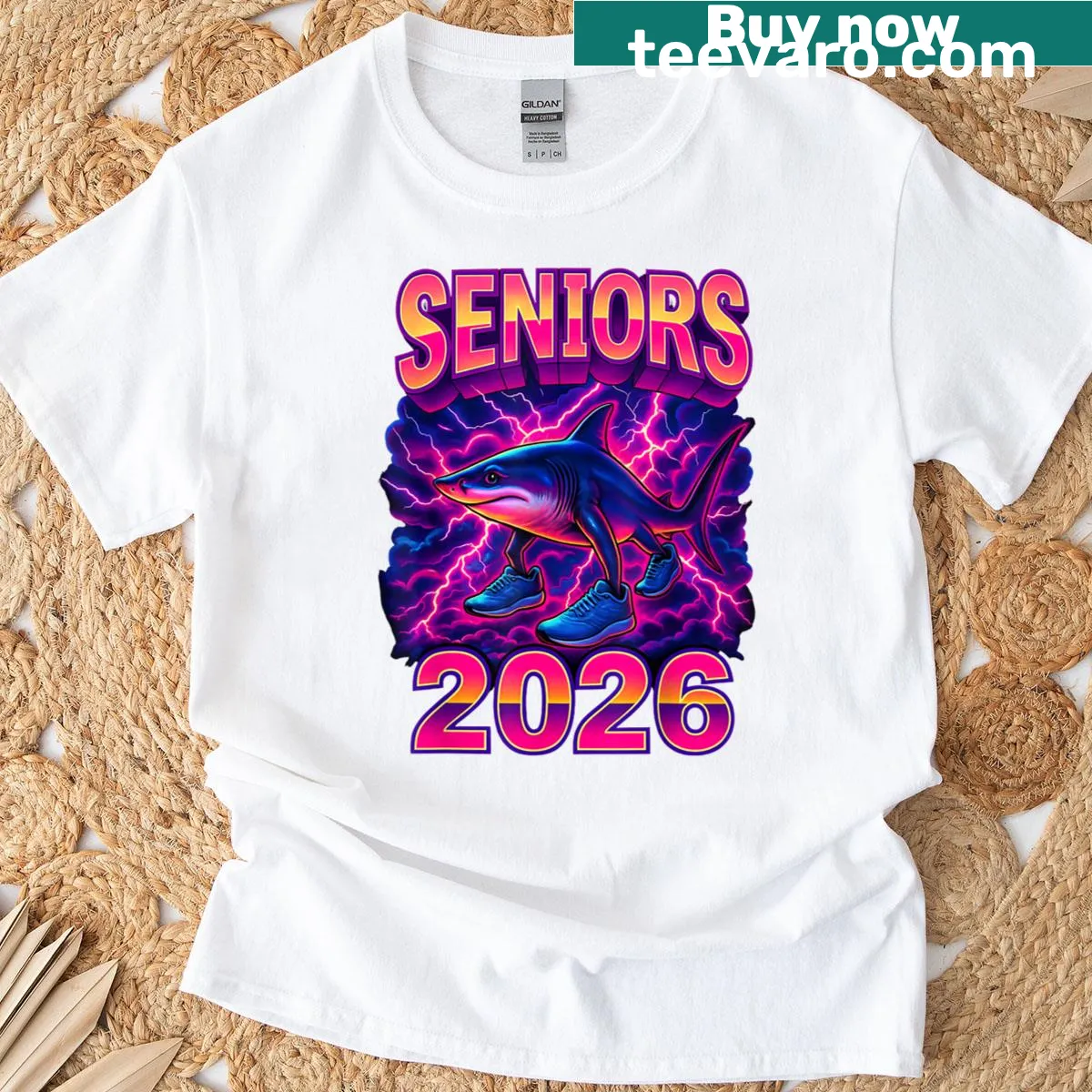 Typography design featuring 'Italian Brainrot' and 'Class of 2026' for seniors — on a men's t-shirt