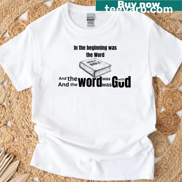T-shirt featuring the phrase 'Jesus Is The Word.'