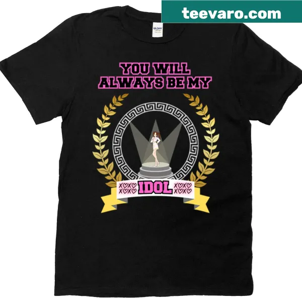 Shirt featuring illustrations celebrating K-pop dance and music