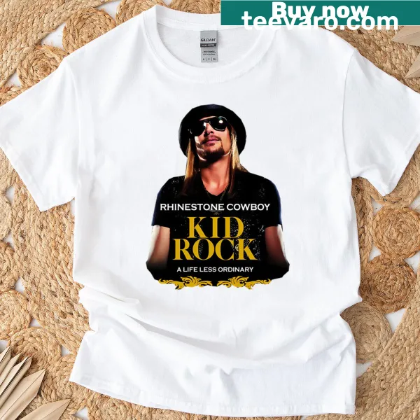 Retro t-shirt for kids featuring rhinestones and cowboy design