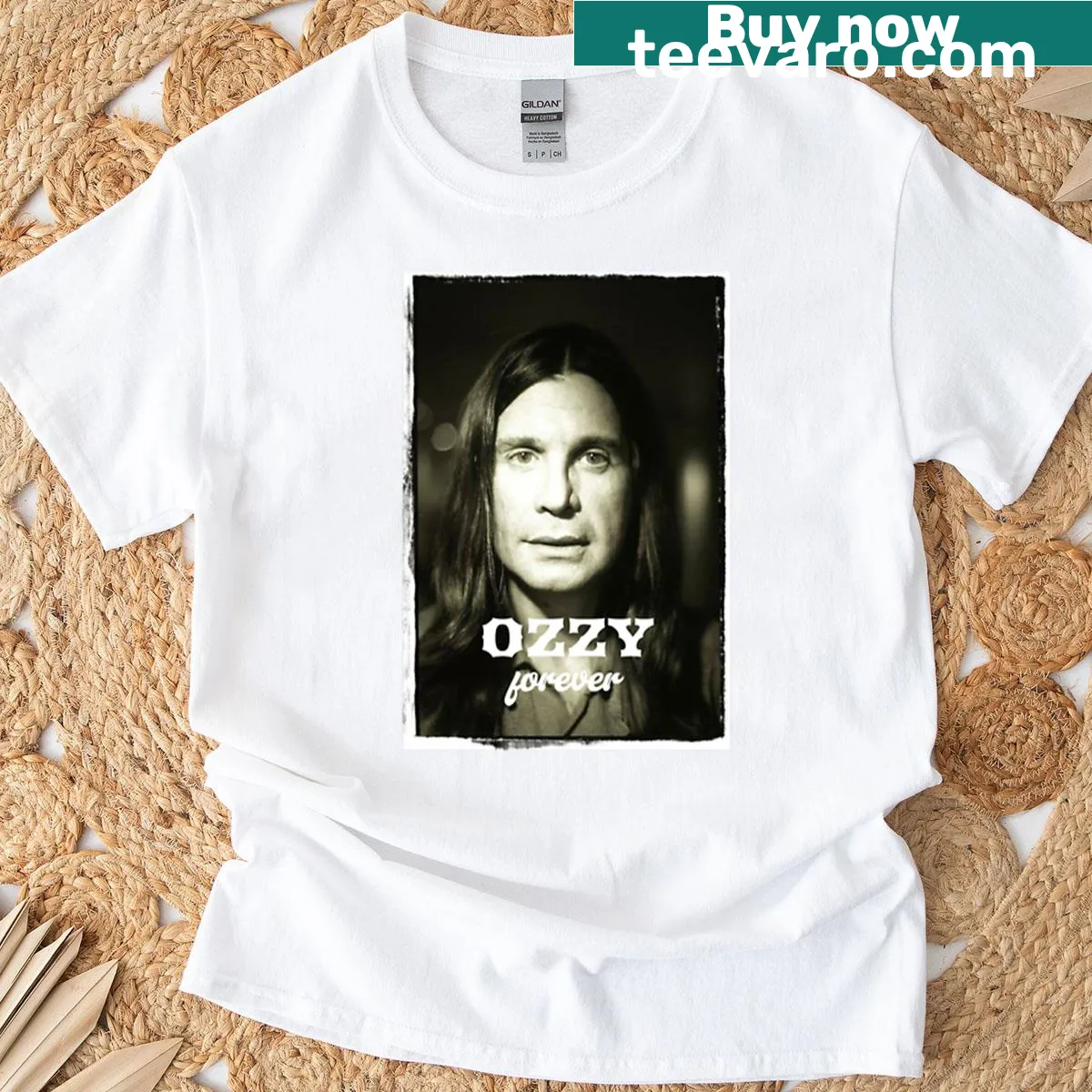 Vintage-style Ozzy Forever graphic T-shirt — on a men's t-shirt