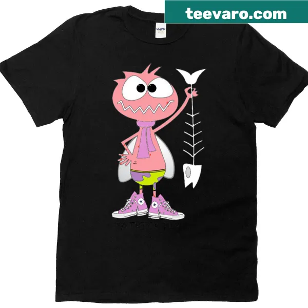 Cartoon Patrick Fly critter T-shirt with whimsical design