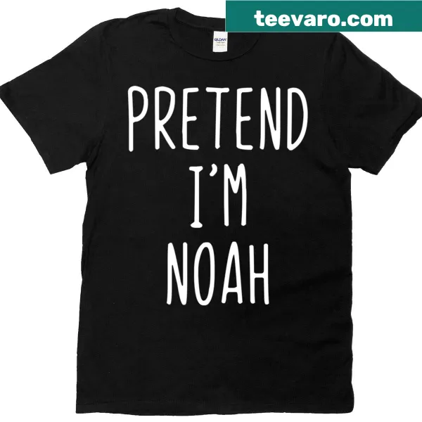 Humorous Halloween T-shirt with 'Pretend I'm A Noah' graphic