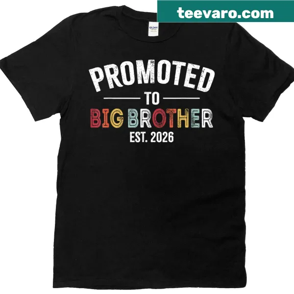 Baby announcement T-shirt for future big brothers