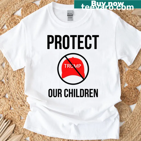 Oversized T-shirt with 'Protect Our Children' message