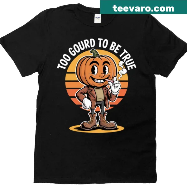 Playful punk pumpkin graphic on oversized t-shirt