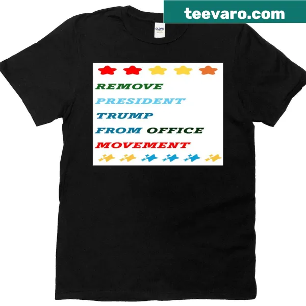 Oversized t-shirt with bold text advocating political change