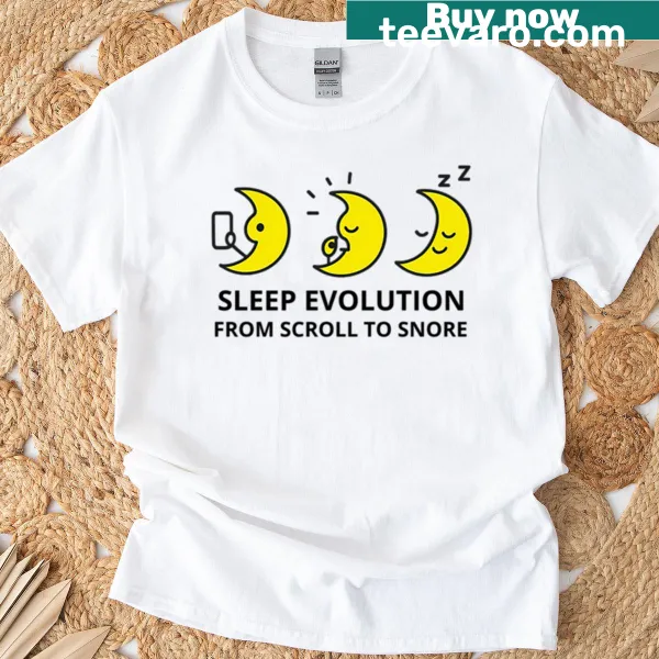Graphic illustrating the evolution of sleep stages in a playful design
