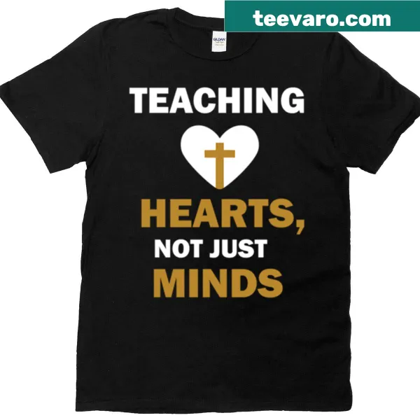 Christian-themed T-shirt for teachers featuring a thoughtful quote
