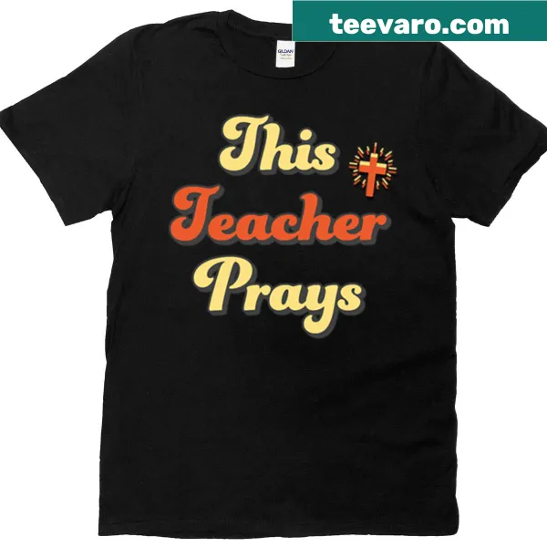 Oversized Christian-themed t-shirt for teachers with uplifting messages