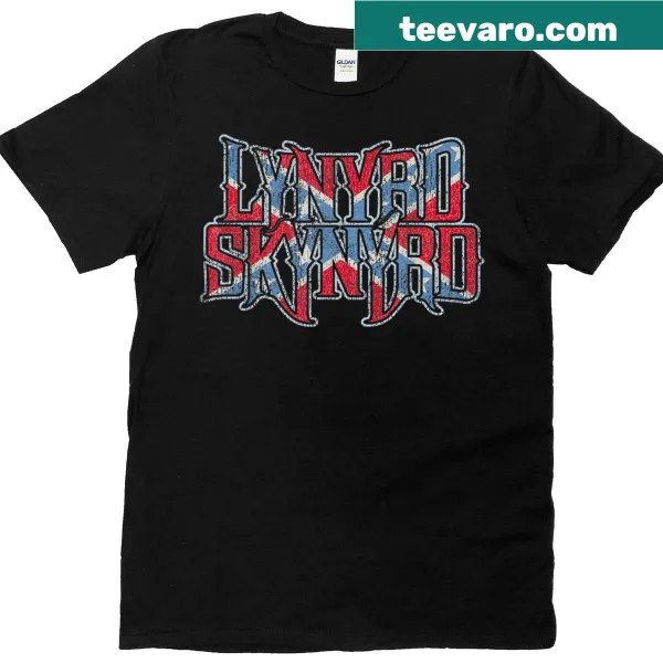 Vintage logo T-shirt featuring biker and US flag designs