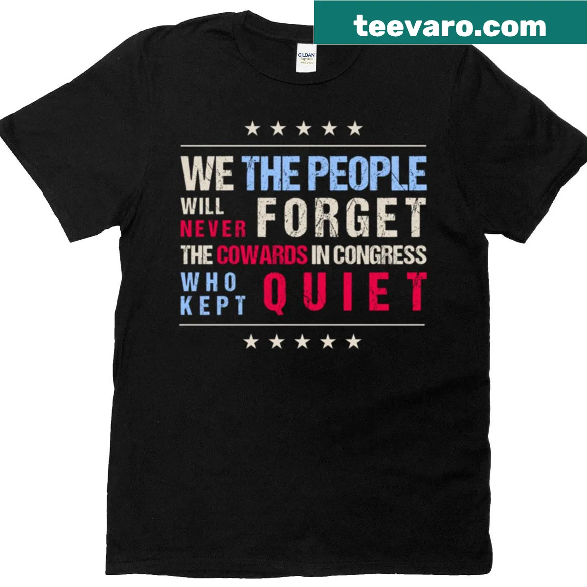 Activist T-shirt with the quote about civic engagement — on a men's t-shirt