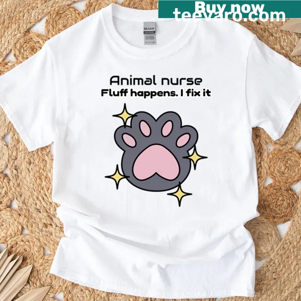 Animal-themed design for nurses featuring playful graphics