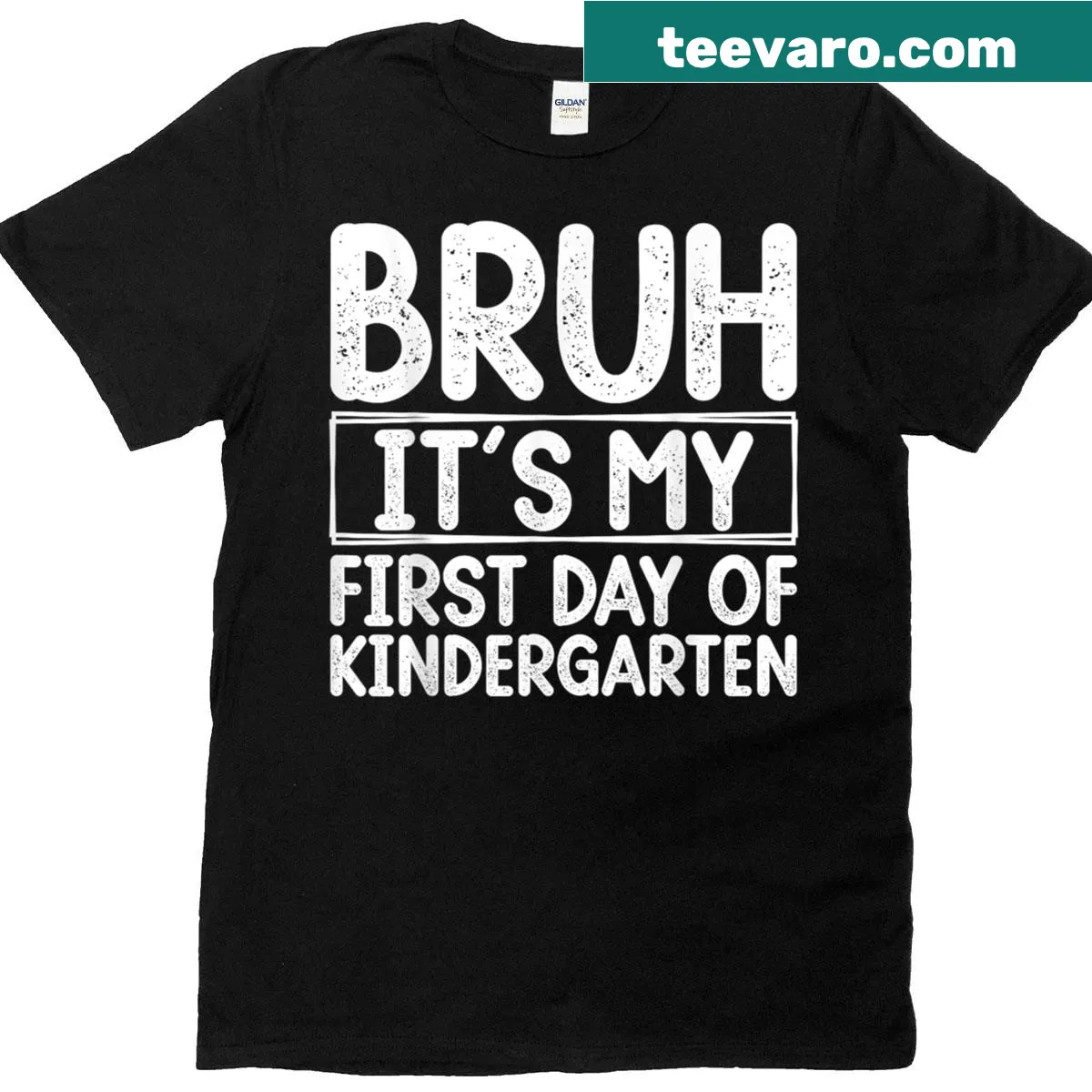 Oversized t-shirt with the phrase 'Broke But Free' in bold text — on a men's t-shirt