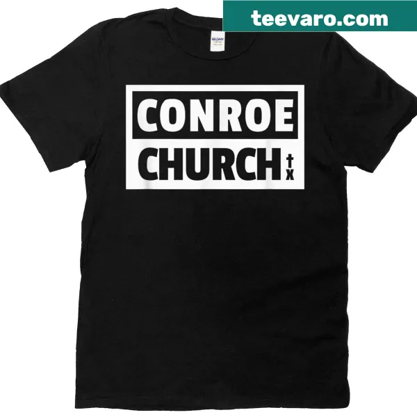Text-based design for Conroe Church Texas