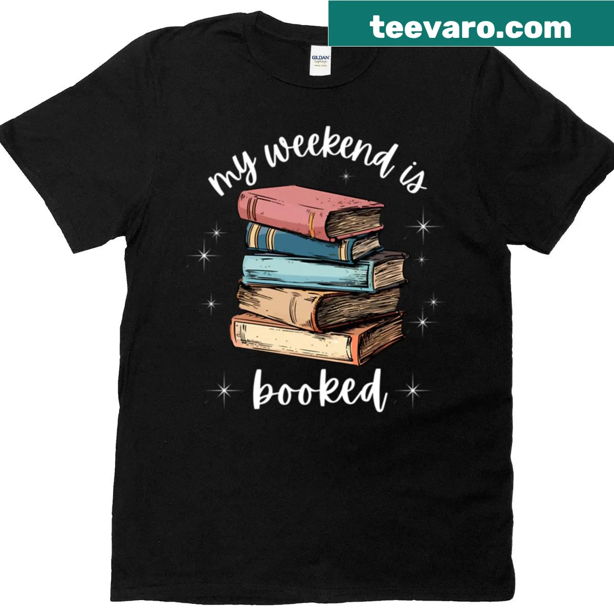 Graphic tee for book lovers with a witty saying — on a men's t-shirt